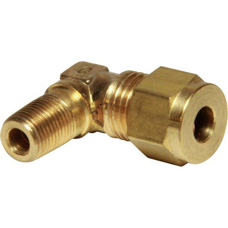 AG Brass Male Elbow Coupling 1/4" x 1/8" BSP Taper - PROTEUS MARINE STORE