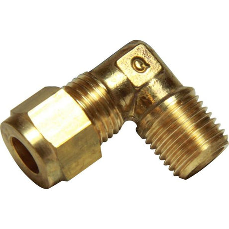 AG Brass Male Elbow Coupling 5/16" x 1/4" BSP Taper - PROTEUS MARINE STORE
