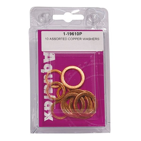 AG 10 Assorted Copper Washers - PROTEUS MARINE STORE