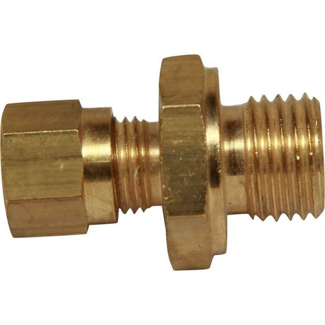 AG Brass Male Stud Coupling 4mm x 1/8" BSP - PROTEUS MARINE STORE