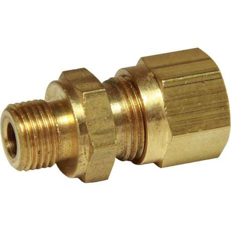 AG Brass Male Stud Coupling 8mm x 1/8" BSP - PROTEUS MARINE STORE