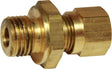 AG Brass Male Stud Coupling 10mm x 1/4" BSP - PROTEUS MARINE STORE