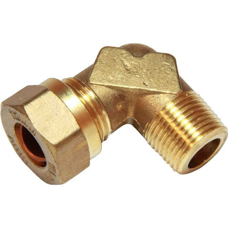AG Male Stud Elbow Coupling 10mm x 3/8" BSP Taper - PROTEUS MARINE STORE