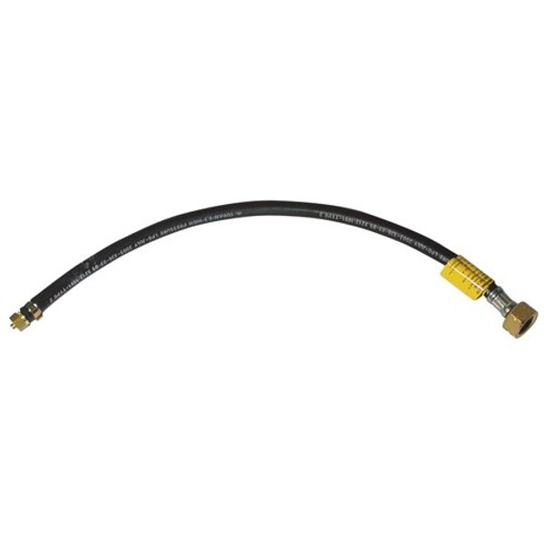 AG Pigtail Gas Hose Butane 1/4" BSP Female x 50cm - PROTEUS MARINE STORE