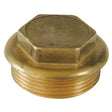 AG Brass Flanged Plug 1-1/2" BSP Parallel - PROTEUS MARINE STORE