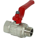 AG Lever Ball Valve PN50 1/2" BSP Male to Female - PROTEUS MARINE STORE