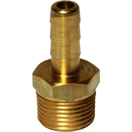 AG Brass Hose Connector 3/8" BSP Taper Male - 5/16" Hose - PROTEUS MARINE STORE