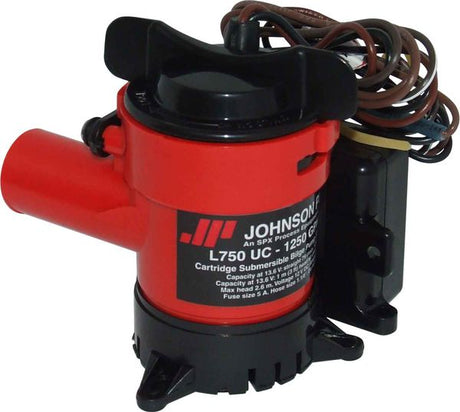 Johnson L750 Ultima Combo Automatic Bilge Pump (12V / 1250 GPH / 19mm) - PROTEUS MARINE STORE