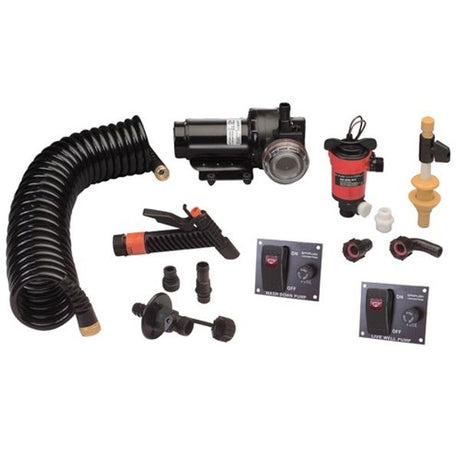 Johnson Aquajet Pump Washdown Livewell Kit 12V - PROTEUS MARINE STORE