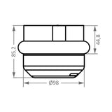 Osculati Discovery Mast Head 360�? Tricolour Navigation Light - PROTEUS MARINE STORE