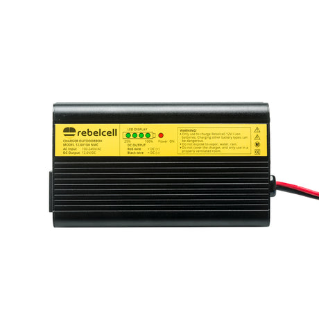 Rebelcell 12.6V10A Charger for Outdoorboxes - 12V 10A - PROTEUS MARINE STORE