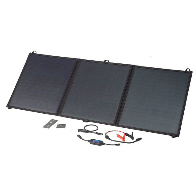 Solar Technology 120W Fold Up Solar Panel with Charge Controller - PROTEUS MARINE STORE