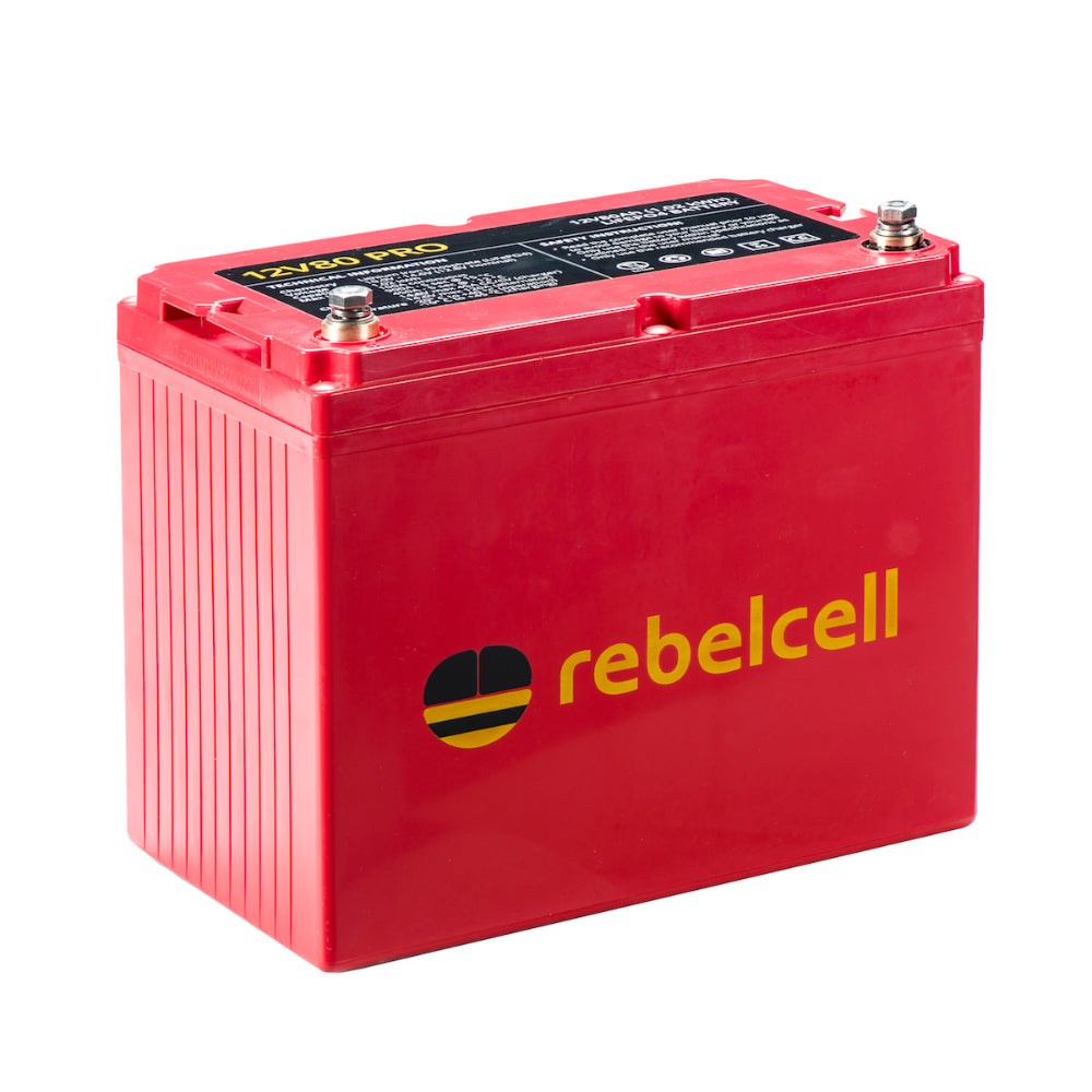 Rebelcell 12V80 Pro Lithium Battery - 12V 80A 1.01kWh - PROTEUS MARINE STORE