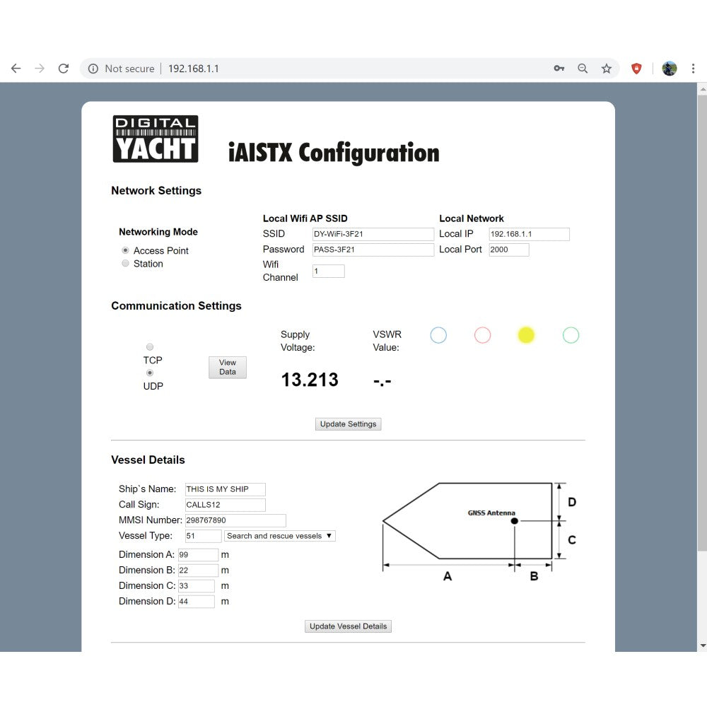 Digital Yacht iAISTXPL+ Class B Wireless and NMEA 2000 Transponder - PROTEUS MARINE STORE