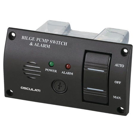 Osculati On-Off-Auto Bilge Pump Control Panel with Alarm - PROTEUS MARINE STORE