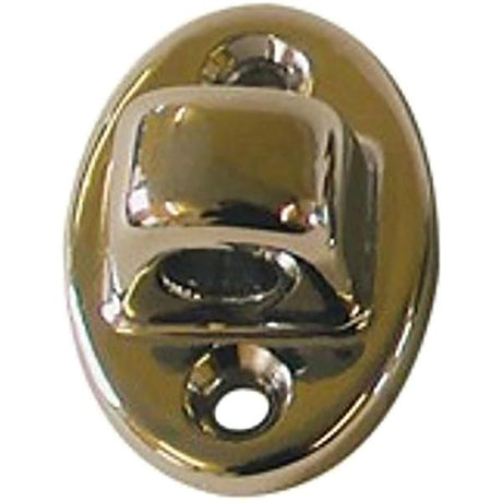 AG Eye Plate in Polished Bass for 7-76560 Silent Cabin Hooks - PROTEUS MARINE STORE
