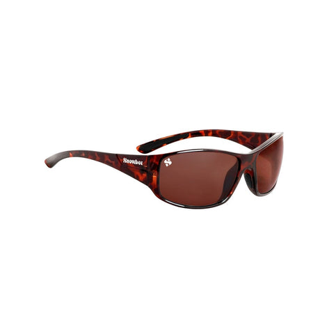 Snowbee Spectre Wrap Full Frame Sunglasses - Tortoiseshell-Amber Lens - PROTEUS MARINE STORE