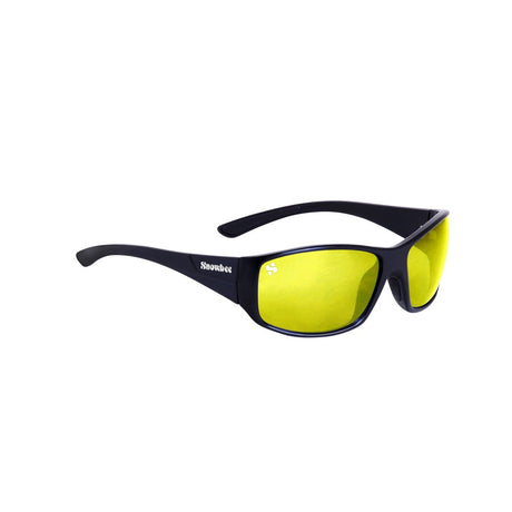 Snowbee Spectre Dry-Fly Sunglasses - Black - Yellow Lens - PROTEUS MARINE STORE