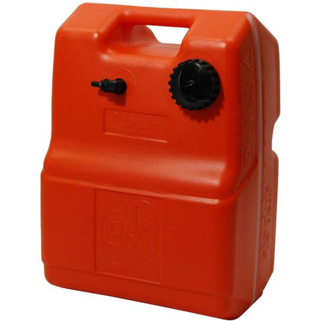 Can Rectangular Plastic Outboard Fuel Tank 24L+SG - PROTEUS MARINE STORE