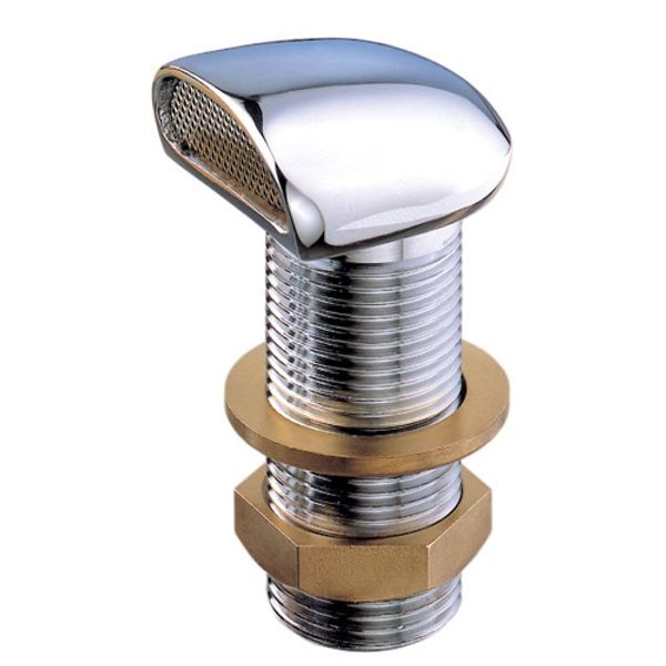 Chrome Vent with Stainless Steel Gauze 1-1/4" BSP - PROTEUS MARINE STORE