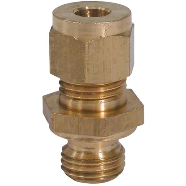 AG Coupling 1/2" UNF Male - 3/8" Tube - PROTEUS MARINE STORE