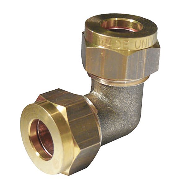 AG Gas Equal Elbow Coupling (1/4" Compression) - PROTEUS MARINE STORE