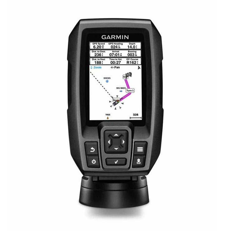 Garmin Striker 4 GPS Fishfinder with CHIRP Sonar Dual-Beam Transducer