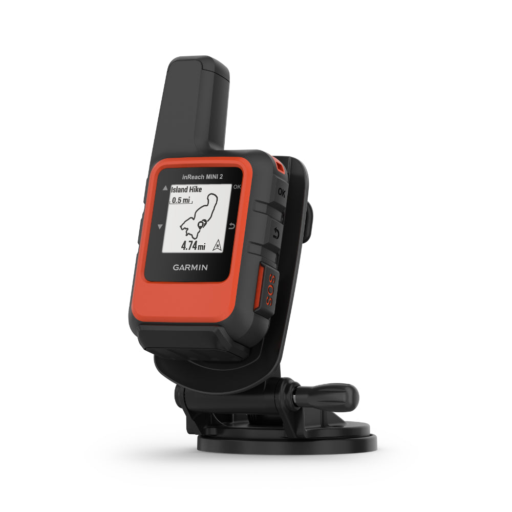 Garmin inReach Mini 2 Satellite Communicator Marine Bundle - Flame Red