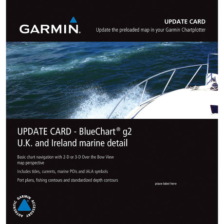 Garmin UK & Ireland G2 Bluechart Update MicroSD/SD Card - PROTEUS MARINE STORE