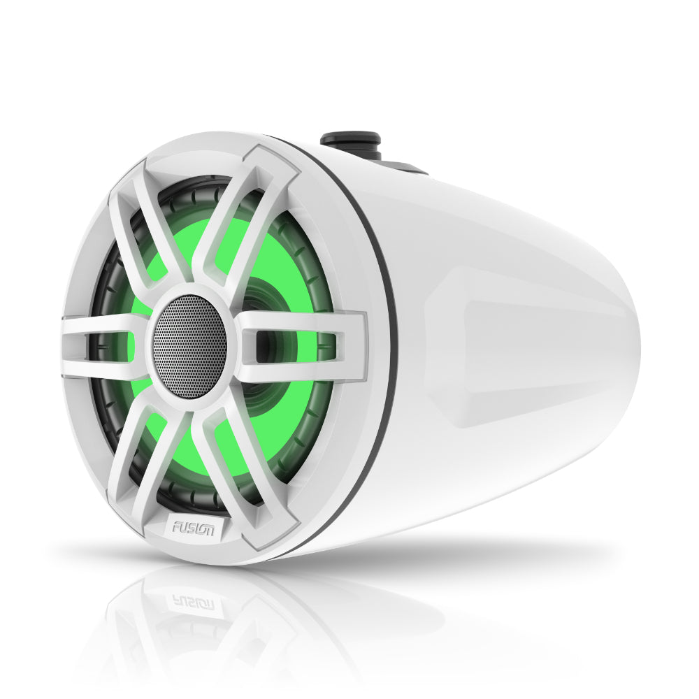Fusion FLT652SPW 6.5" XS RGB LED Wake Speakers 200W - Sports White - PROTEUS MARINE STORE