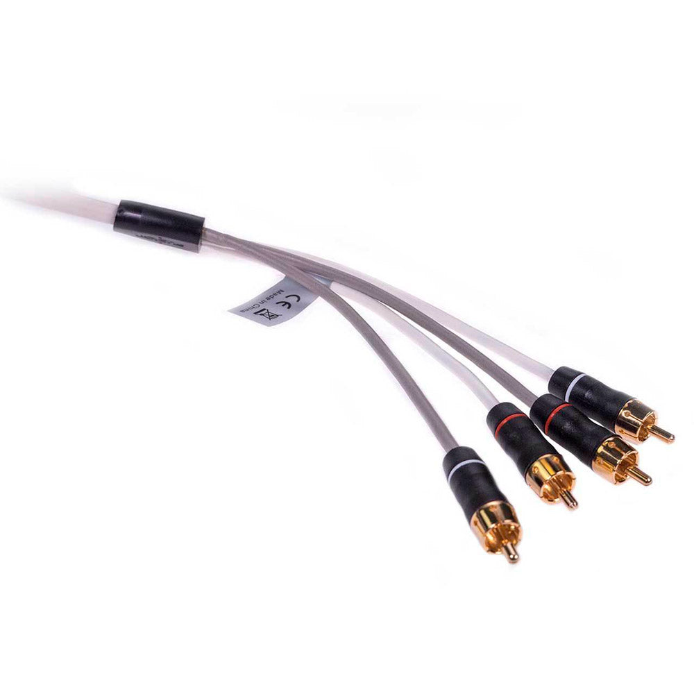 Fusion MS-FRCA6 RCA Interconnect Cable 2 Zone/4 Channel - 1.8m (6') - PROTEUS MARINE STORE