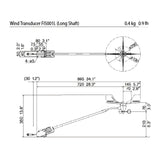 Furuno FI5001L Long Shaft Wind Transducer - PROTEUS MARINE STORE