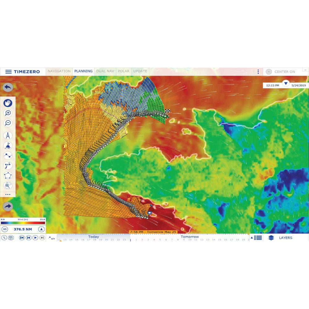 Furuno TimeZero Weather Routing Software Module For TZ Navigator - PROTEUS MARINE STORE