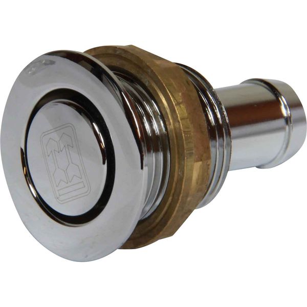 Maestrini Chrome Plated Brass Flush Tank Vent (3/4" BSP to 16mm) - PROTEUS MARINE STORE