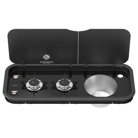 Thetford Topline Series 111 Hob & RH Sink Combination Unit (2 Burner) - PROTEUS MARINE STORE