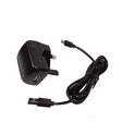 ICOM M25 USB Charger UK 3pin - 5v/1A with micro USB Lead - PROTEUS MARINE STORE