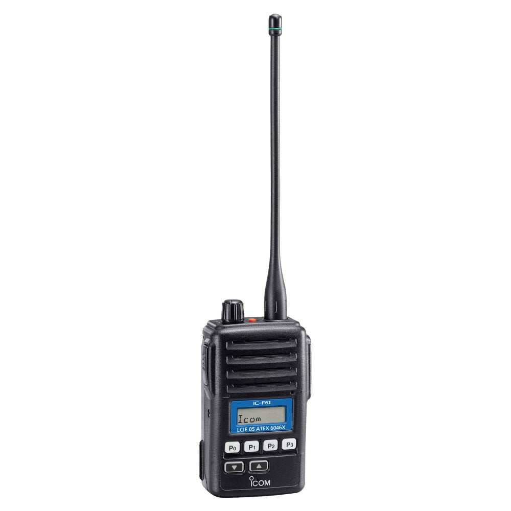Icom IC-F61 UHF Two Way Radio (ATEX) Version With BP227AXD Battery - PROTEUS MARINE STORE