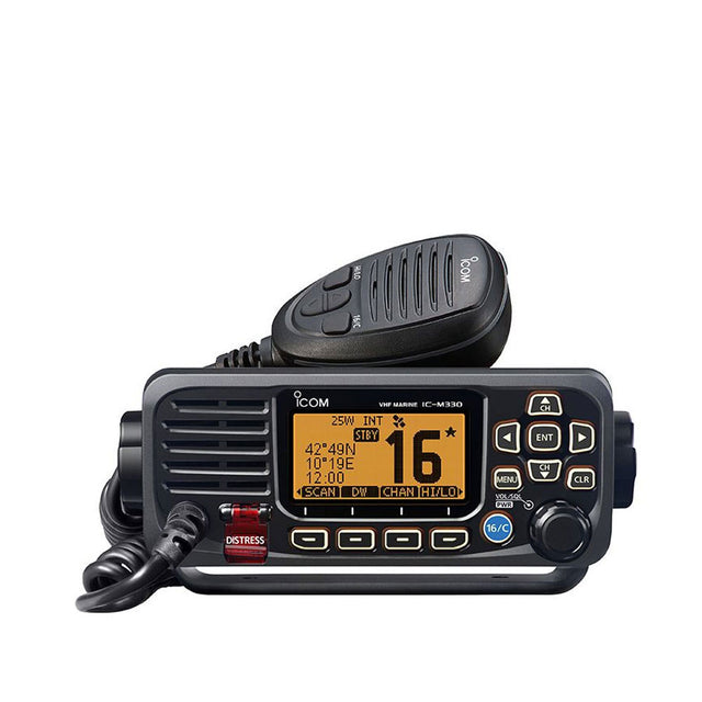 ICOM M330GE VHF DSC Internal and External GPS Antenna - PROTEUS MARINE STORE