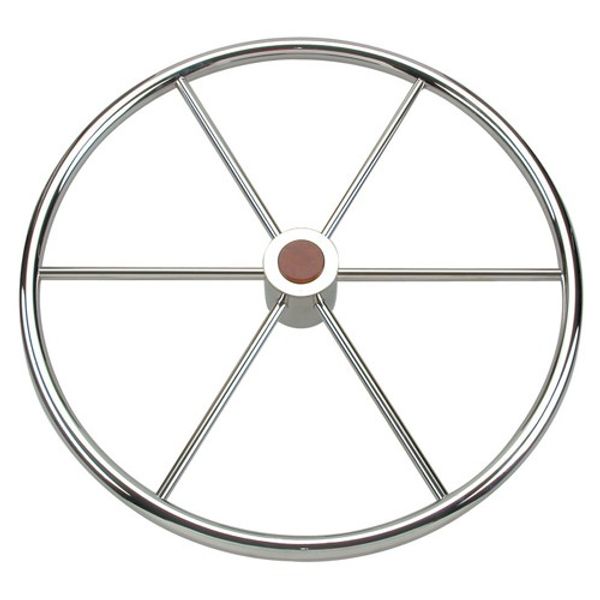 Savoretti Destroyer Steering Wheel (500mm / Stainless Steel) - PROTEUS MARINE STORE