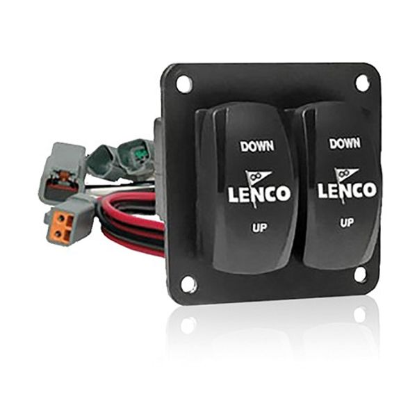Lenco Double Rocker Switch Kit with Pigtail for Single Actuators - PROTEUS MARINE STORE