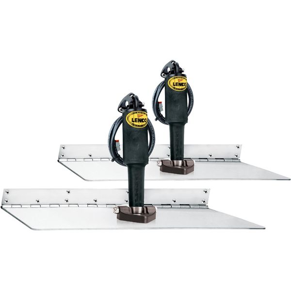 Lenco 12" x 30" Super Strong Trim Tab Kit (24V / Single Actuator) - PROTEUS MARINE STORE