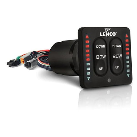 Lenco LED Indicator Integrated 1 Piece Tactile Switch Kit (Single) - PROTEUS MARINE STORE