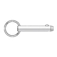 Lenco Pull Pin in Stainless Steel for Hatch Lifts - PROTEUS MARINE STORE