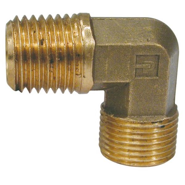 AG PH 1/4" NPT Male Elbow-Tube End (No Nuts) - PROTEUS MARINE STORE