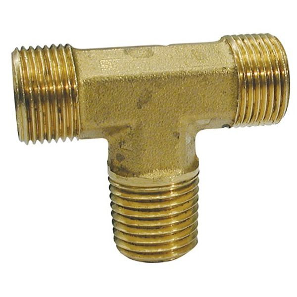 AG PH 1/4" NPT Male Branch Tee to Tube End (No Nuts) - PROTEUS MARINE STORE