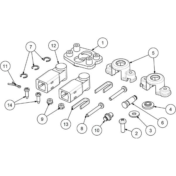 Ultraflex K75 Cable Connection Kit for B110 Control & C36 MACH36 Cable - PROTEUS MARINE STORE