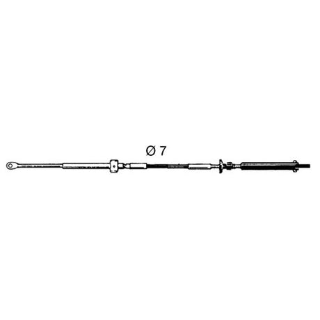 Ultraflex Mach14 OMC Style Control Cable 22ft (6.7m) - PROTEUS MARINE STORE