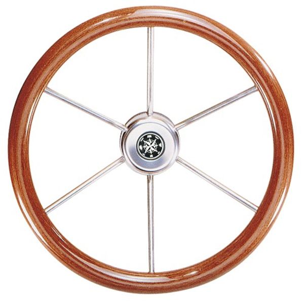 Volanti Steering Wheel Leader (390mm / Mahogany) - PROTEUS MARINE STORE