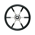 Ultraflex Steering Wheel (450mm / SS & Black) - PROTEUS MARINE STORE