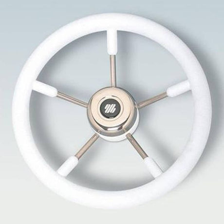 Ultraflex Steering Wheel (350mm / White Firm Grip) - PROTEUS MARINE STORE